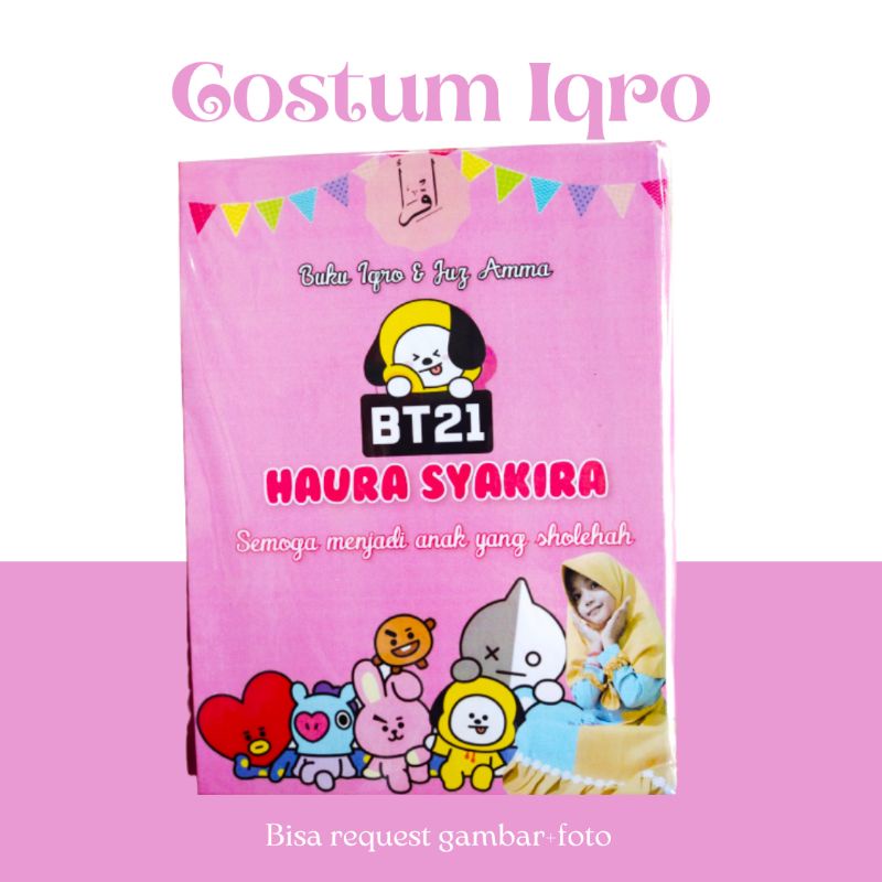 CUSTOM IQRO DAN JUZ AMMA ANAK TERBARU DENGAN COVER LUCU