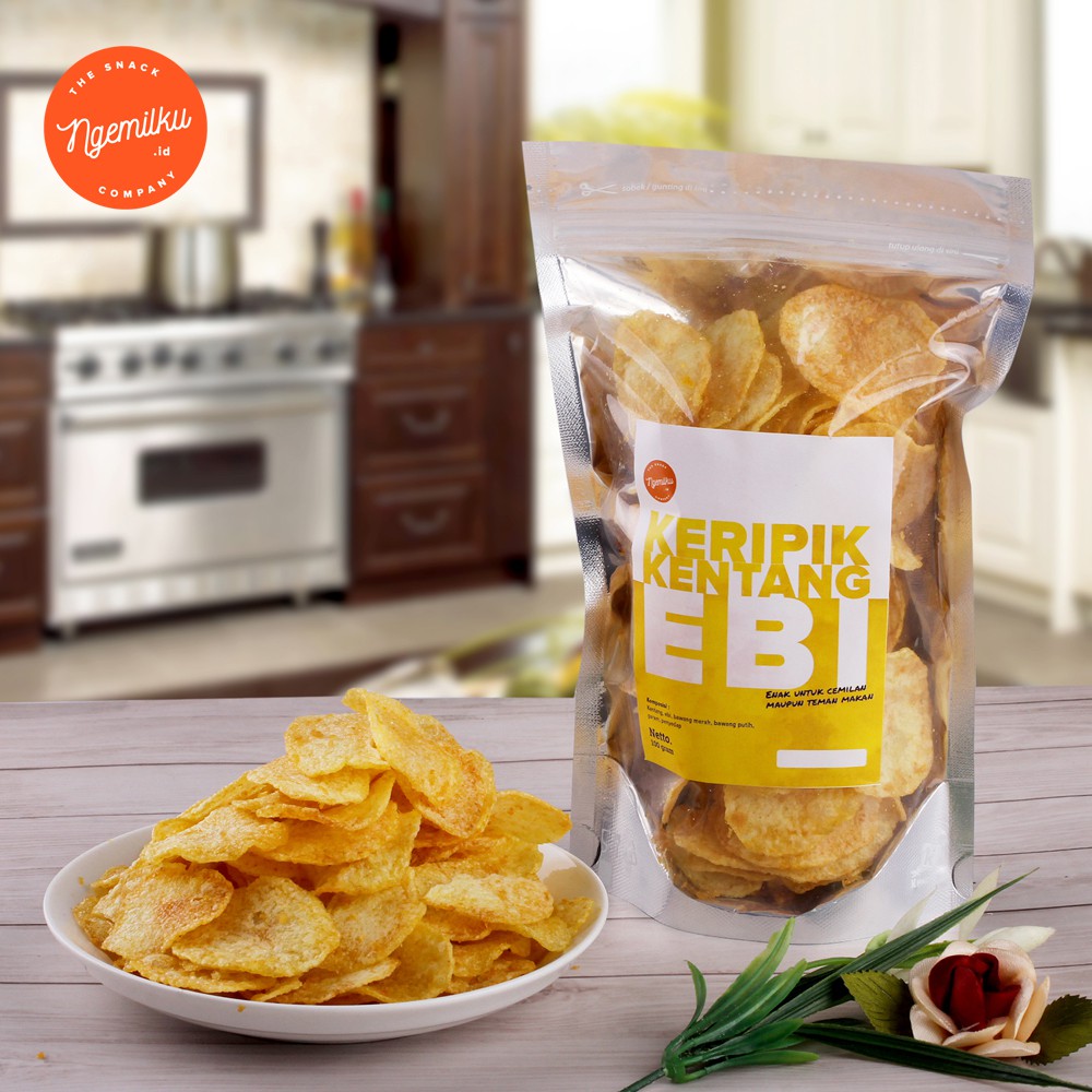 

Keripik Kentang Ebi Asli Ngemilku 100 gram