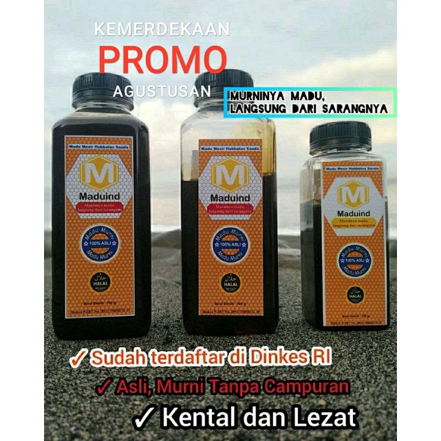 

PROMO KEMERDEKAAN| Madu Mesir Habbatussauda Madu Murni asli 350 gram