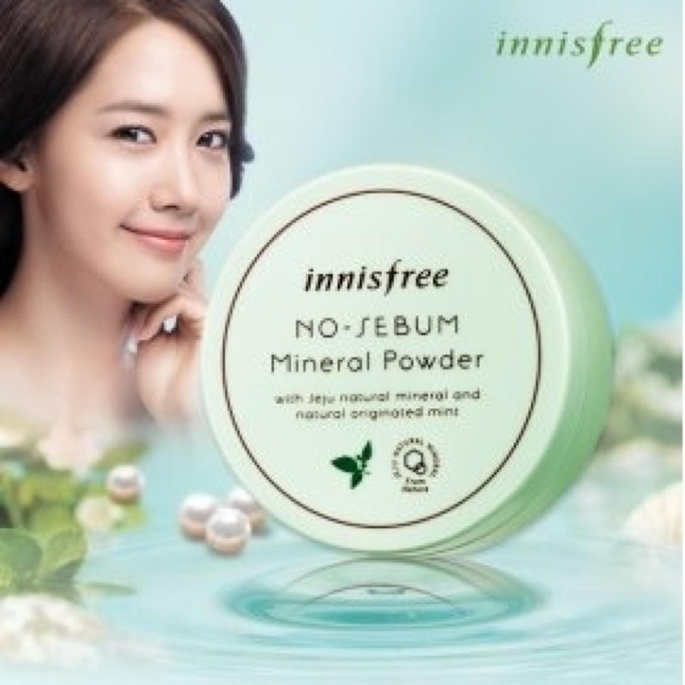 Innisfree No Sebum Mineral Powder Terlaris Original, Bedak Korea Asli