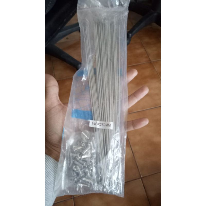 Jari2 / spoke / jeruji / ruji 262 stainless SHIMANO 262 mm rims 26 / velg 26