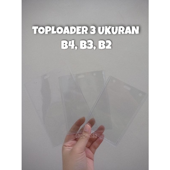 

(BACA DESKRIPSI!!!)TOPLOADER PC/PHOTOCARD KPOP / ID CARD HOLDER UKURAN B2, B3, B4