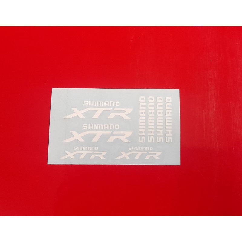Stiker Sepeda Shimano XTR