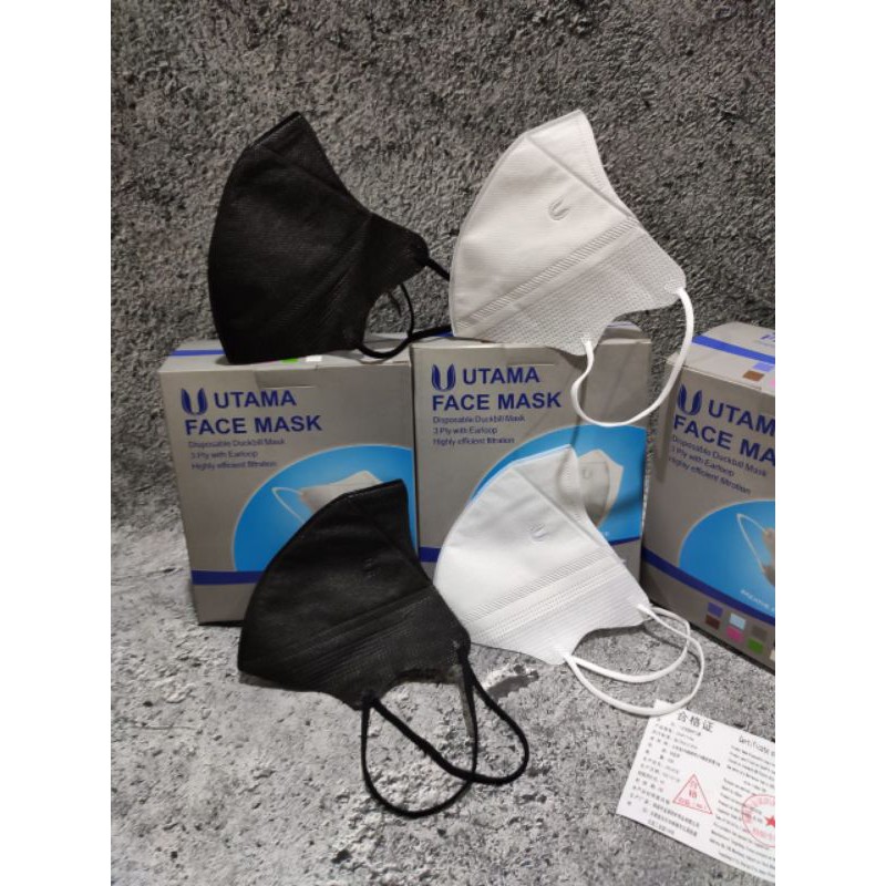 READY STOK ECERAN 10 lbr DUCKBILL UTAMA BERGARIS, UTAMA GARIS PUTIH, UTAMA GARIS HITAM, UTAMA DUCKBILL 3 PLY