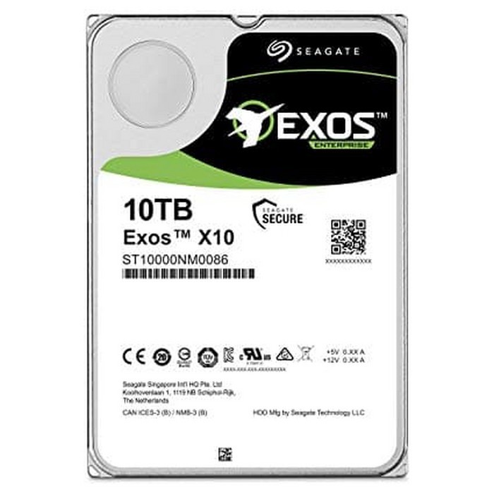 Seagate EXOS X10 - 10TB HDD Enterprise