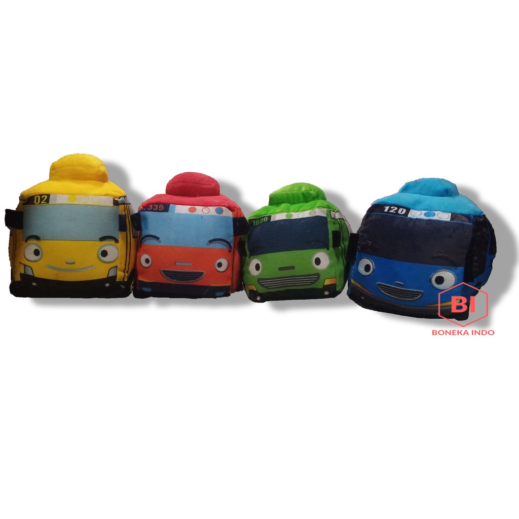 Boneka tayo little bus printing ukuran M