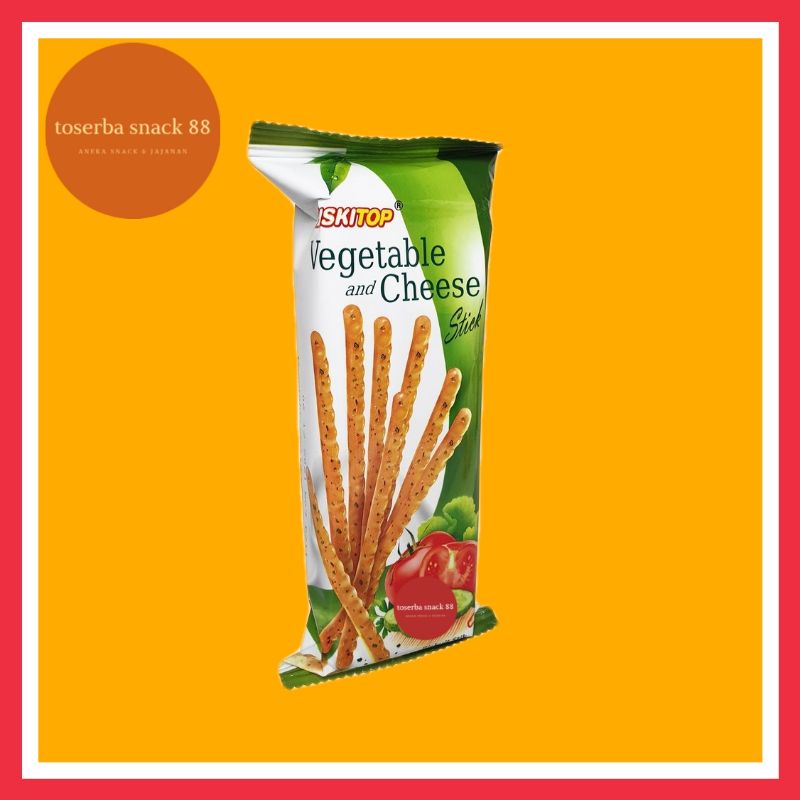 

BISKITOP Vegetable and Chesee Stick (60 gram)