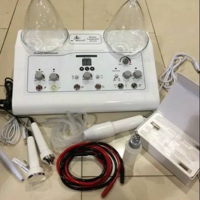 alat facial 6 in1 fungsi high frequency ultrasonic soft cauter vacum  komedo spray oxy brush ultrasound