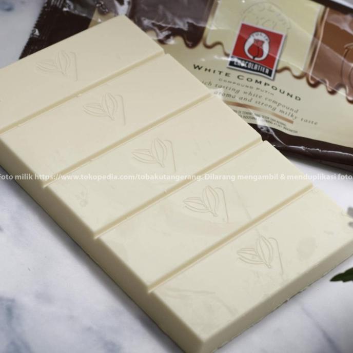 

White Chocolate Compound Coklat Tulip Cokelat Putih Gading 200 gr TERLARIS TERPERCAYA ORIGINAL
