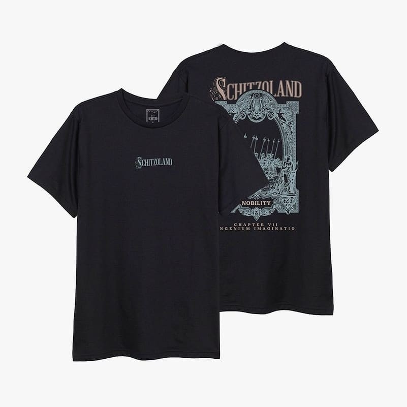 Clairmon- Schitzoapparel- schitzo- schitzoland- t-shirt- tshirt black