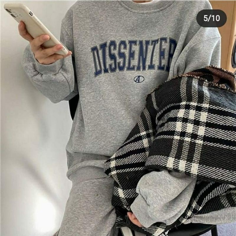 DISSENTERY SWEATER BAHAN FLEECE