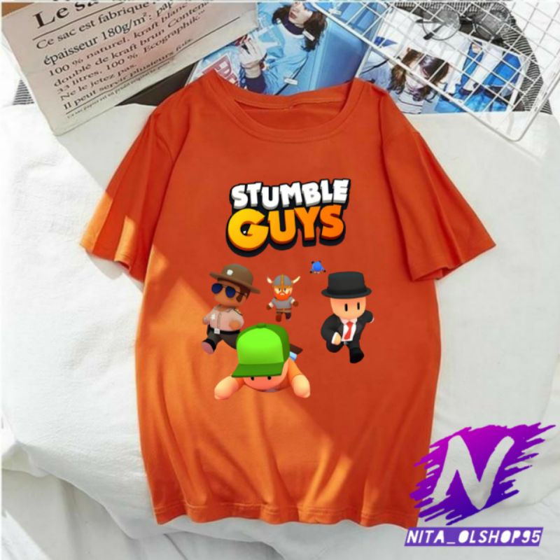 kaos anak stumble guys terbaru baju stumble guys