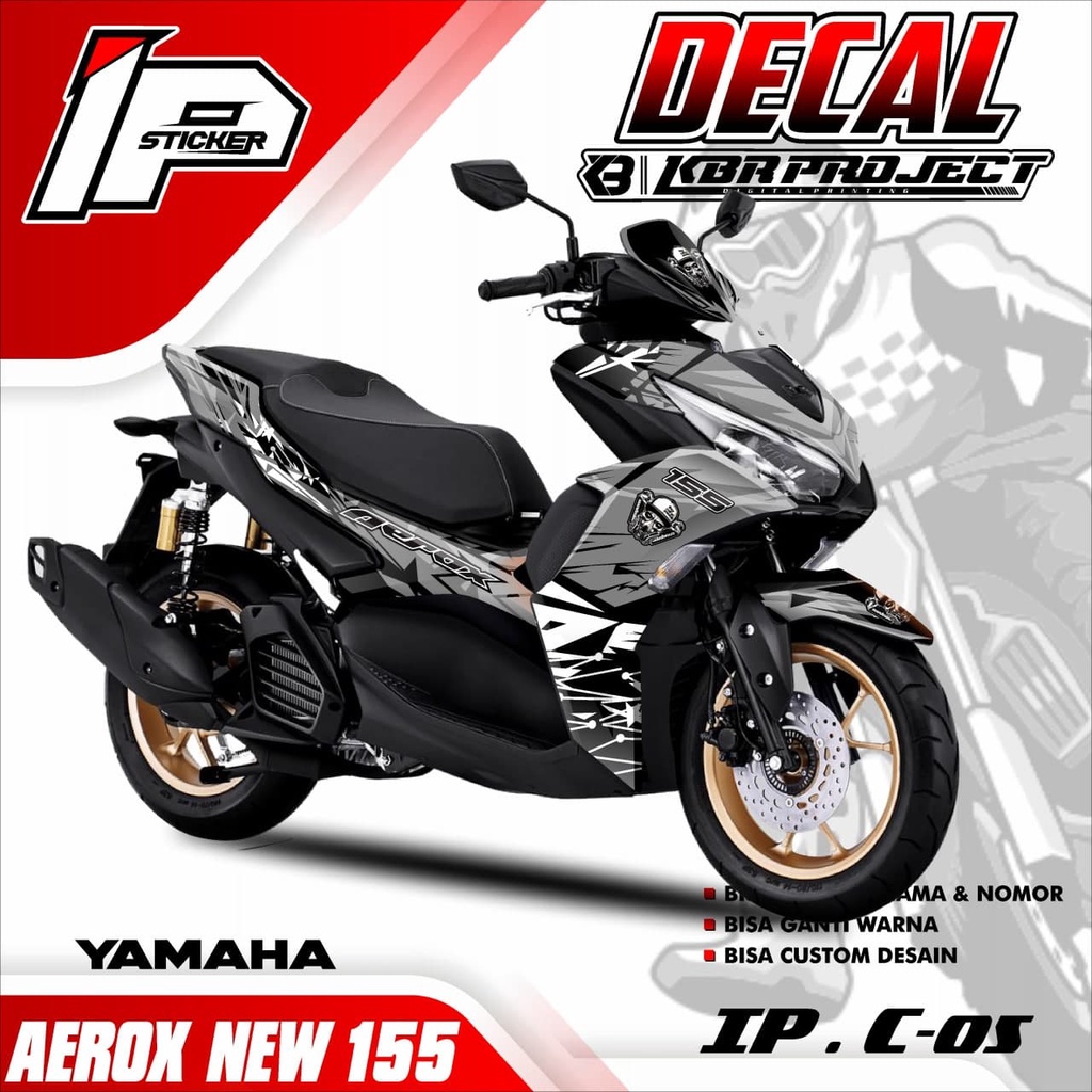 AEROX 155 NEW DECAL (COD) STICKER DECAL AEROX 155 NEW.05
