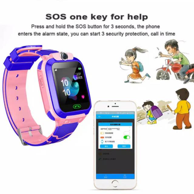 Smart watch jam tangan anak smartwatch kids with camera gps tracker