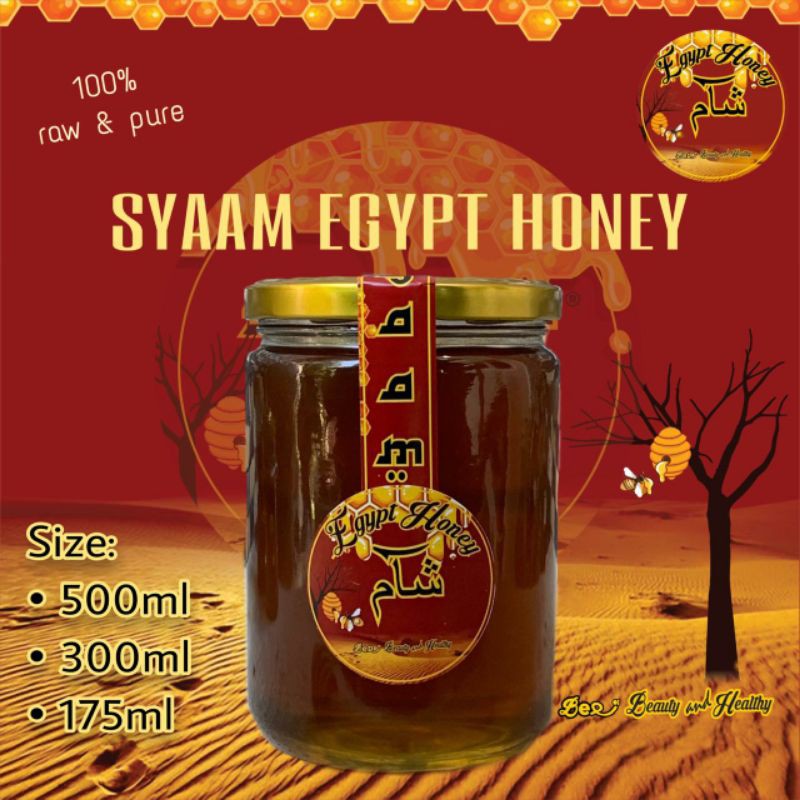 

Syaam Egypt Honey Madu Asli Raw & pure