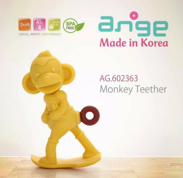 ANGE Monkey Teether - Gigitan bayi