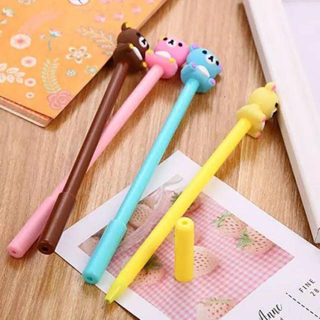 PULPEN GEL KARAKTER BERUANG