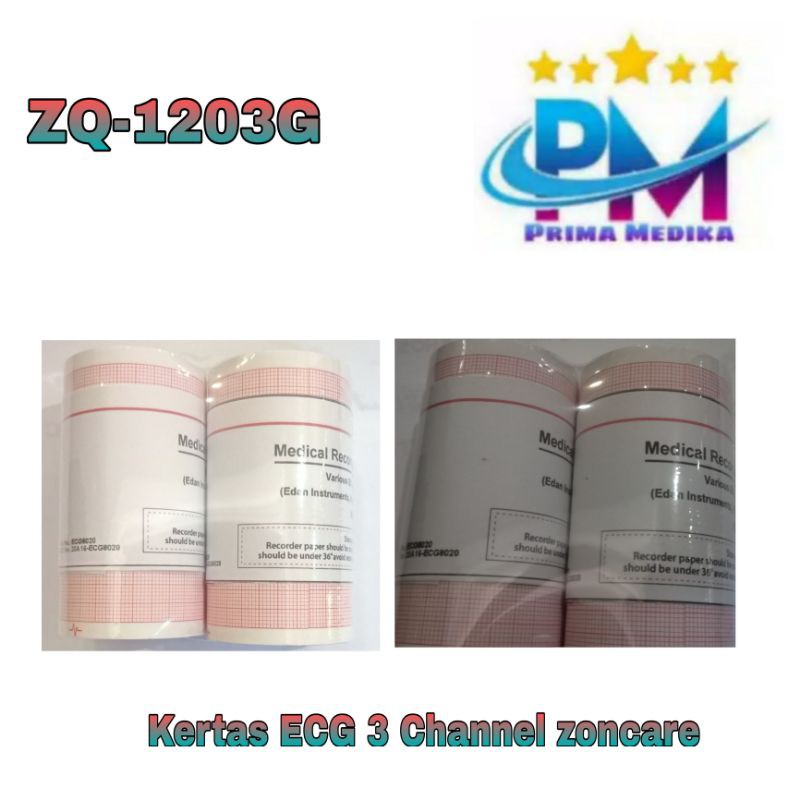 Kertas ECG 3 Channel Zoncare / 3 Chanel Zoncare ZQ-1203G