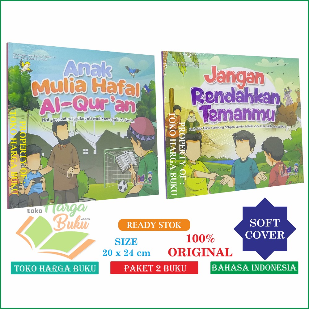 Paket 2 Buku Anak Mulia Hafal Al-Quran dan Jangan Rendahkan Temanmu PQ