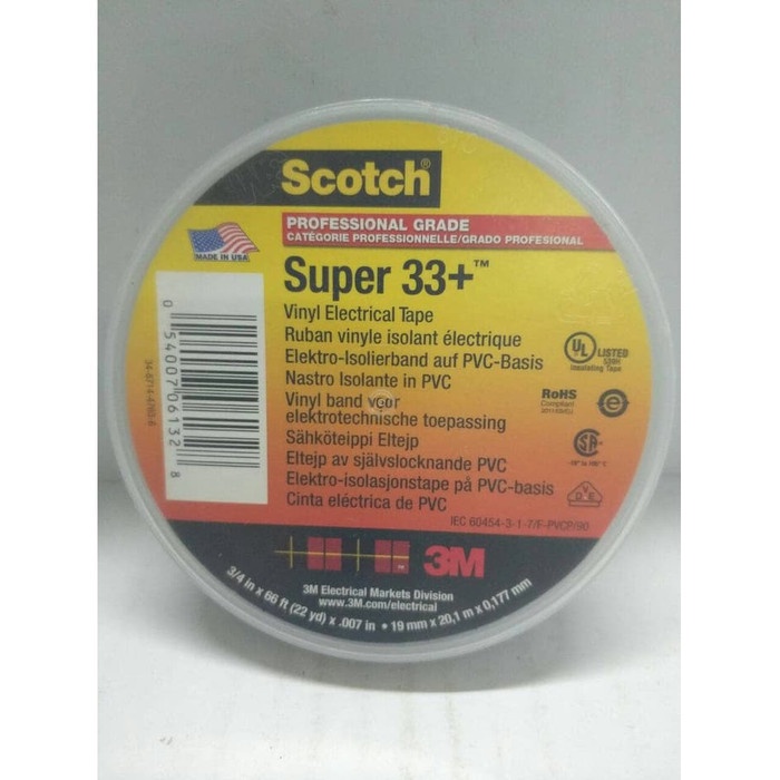 

Lucu Isolasi Kabel Listrik 3M Scotch Super 33+ Hemat