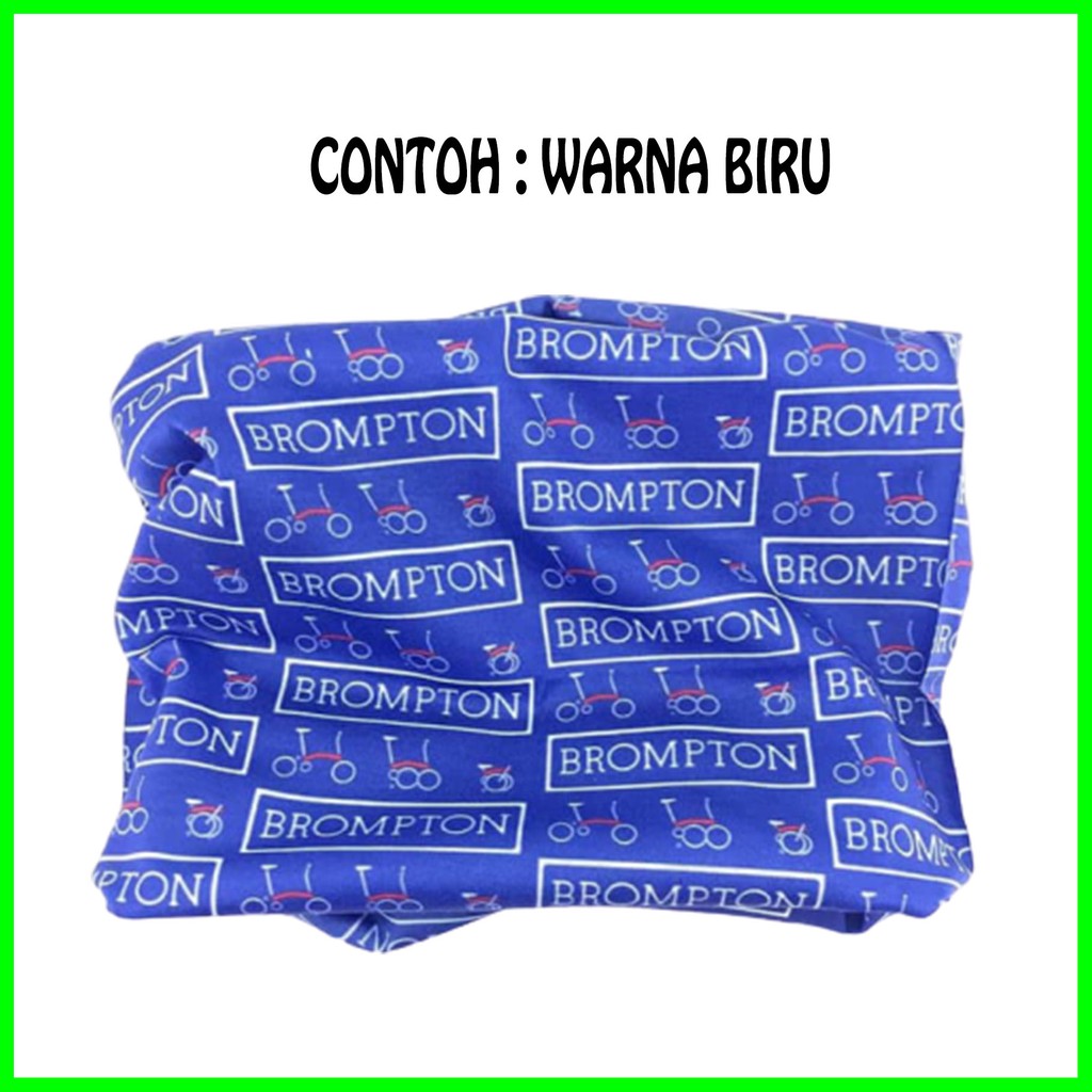 Buff Brompton Masker Brompton Original Buff Berkualitas - Biru