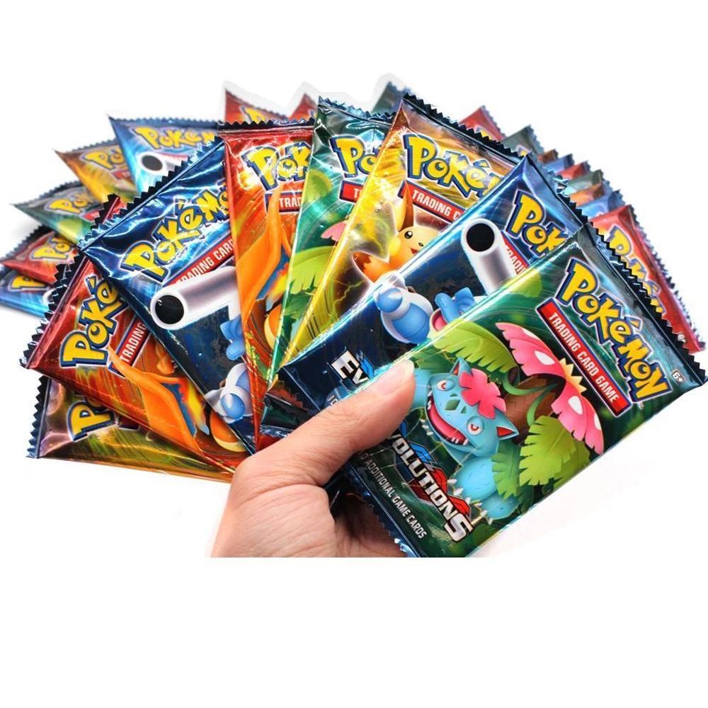 Needway   Kartu Pokemon Board Game Hadiah Anak Kartu Bersinar Mainan Evolus Unbroken Kartu Koleksi