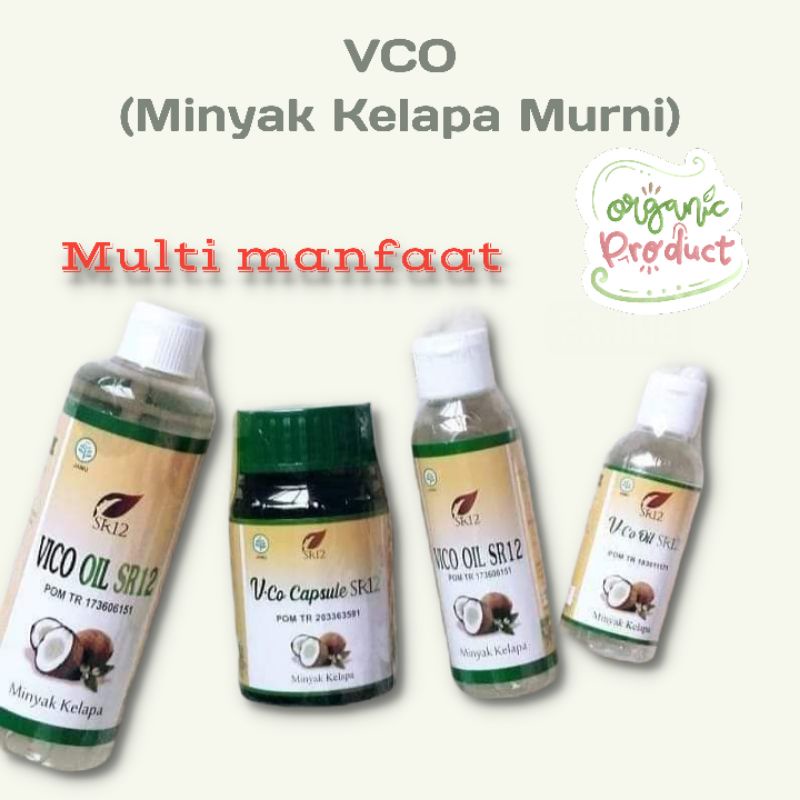 VCO  minyak kelapa murni SR12 (Virgin Coconut Oil) Asli sr12/Minyak vco untuk menurunkan berat badan