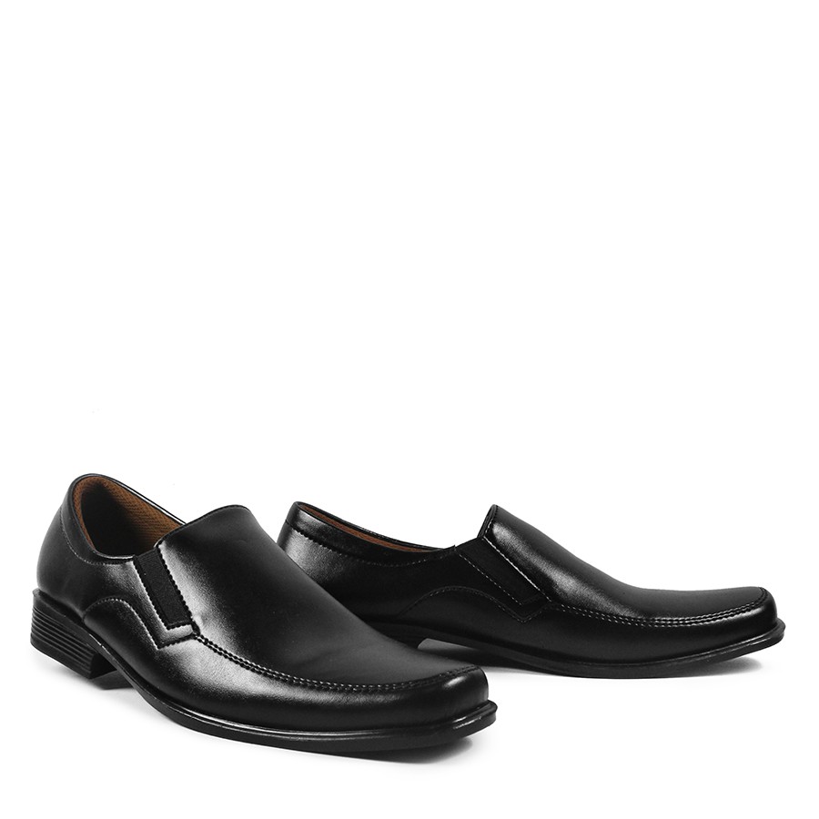 sepatu crocodile pantofel peter hitam  sepatu kerja casual loafer formal