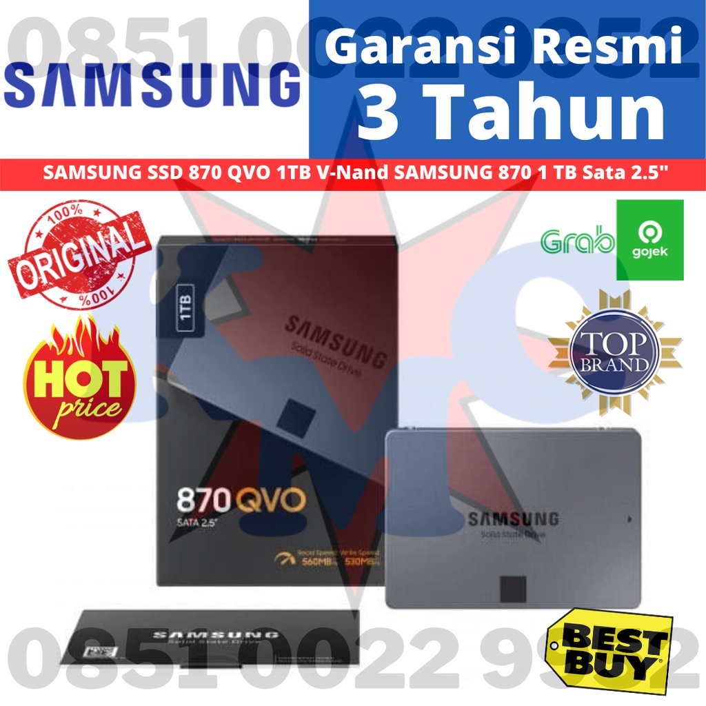 SAMSUNG SSD 870 QVO 2.5&quot;  SATA III 1TB - SSD SAMSUNG 870QVO