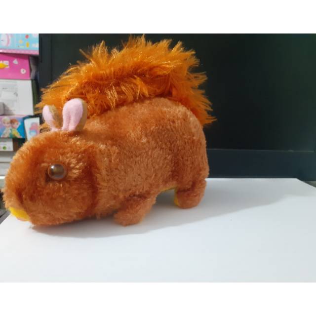 Mainan Boneka Tupai Baterai kemasan Kantong