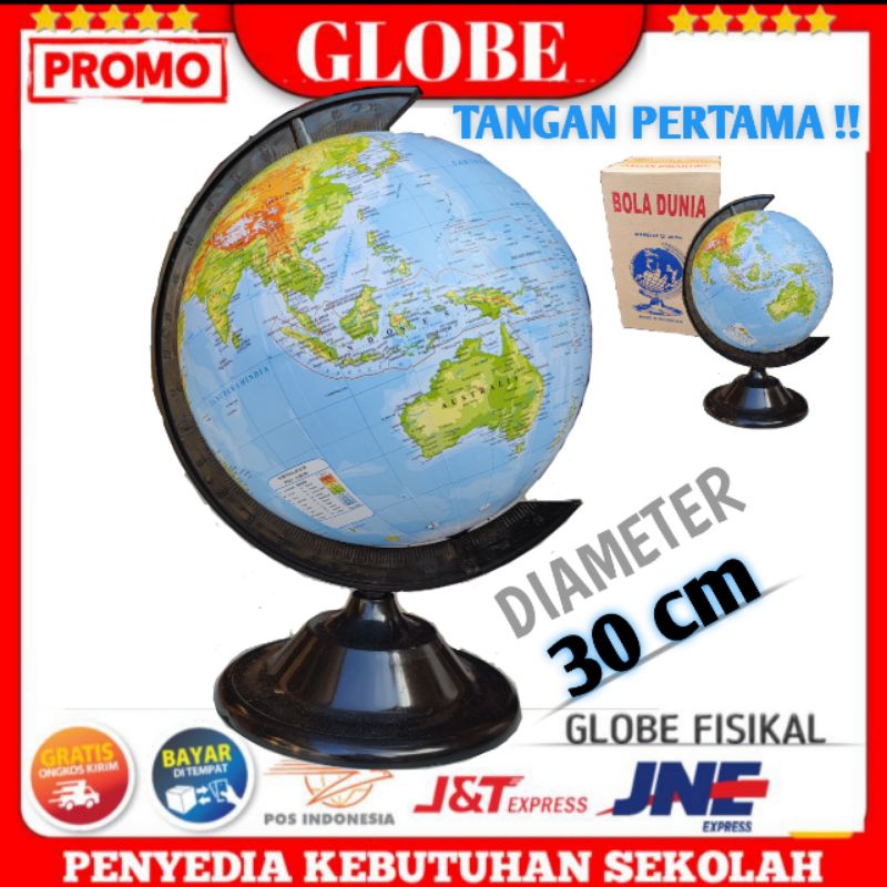 

Globe Murah (TERBAIK) / Globe fisikal diameter 30 cm / Globe dunia / Globe smp/ sma /smk / ma