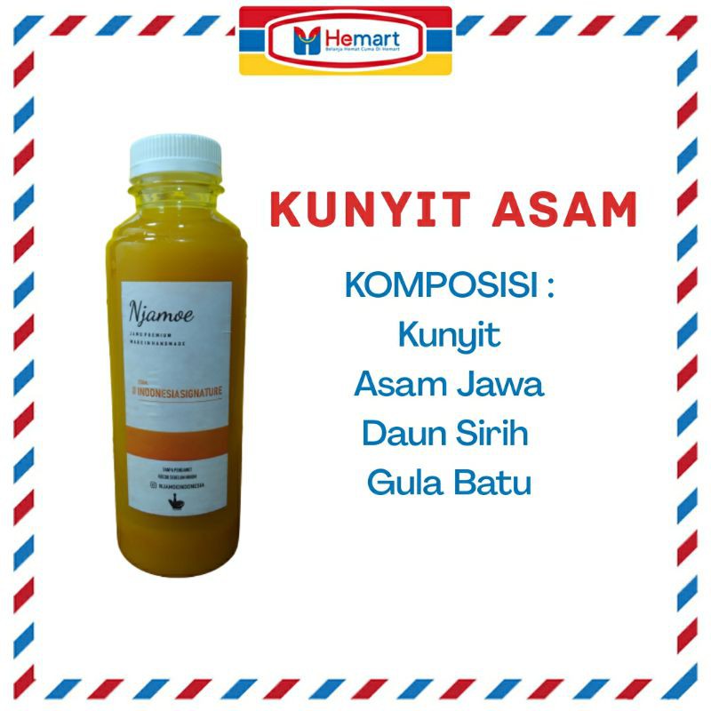 

JAMU PREMIUM KUNYIT ASAM 250 ML / MINUMAN SEHAT