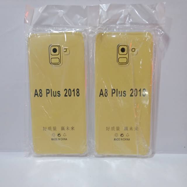 Anti Crack Samsung A8Plus 2018 Case Silikon Bening Samsung A8Plus 2018