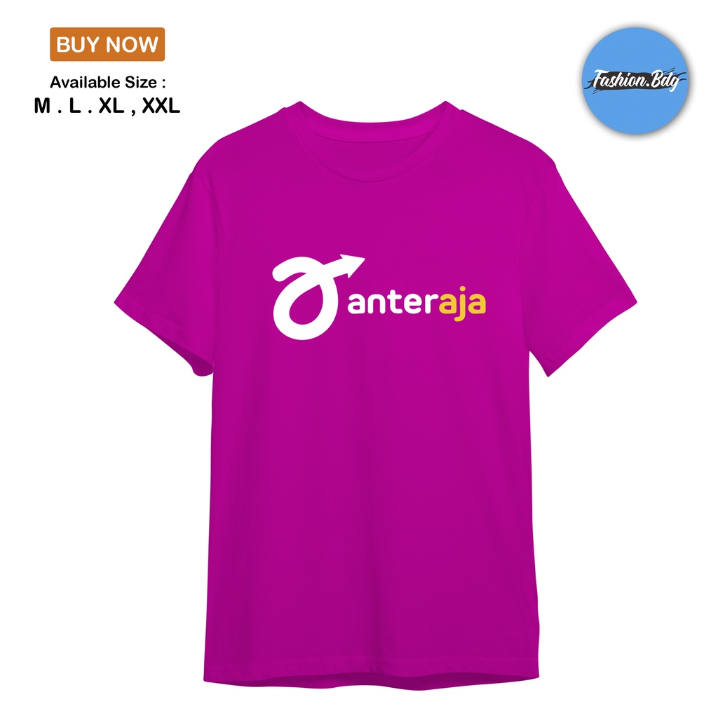 BAJU KAOS PENDEK PRIA ANTERAJA EKSPEDISI KATUN COMBED 30S TERLARIS