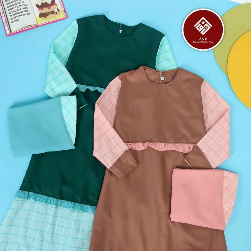 Gamis Anak Aliza Kids By ANV ( 3-8 thn )