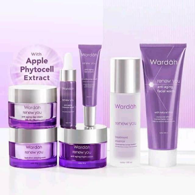 Satu paket Wardah Renew you (6in1) tanpa sleeping mask