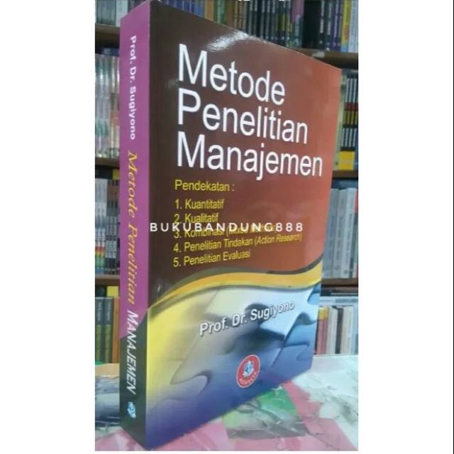 Buku Metode Penelitian Manajemen Prof Dr Sugiyono Shopee Indonesia