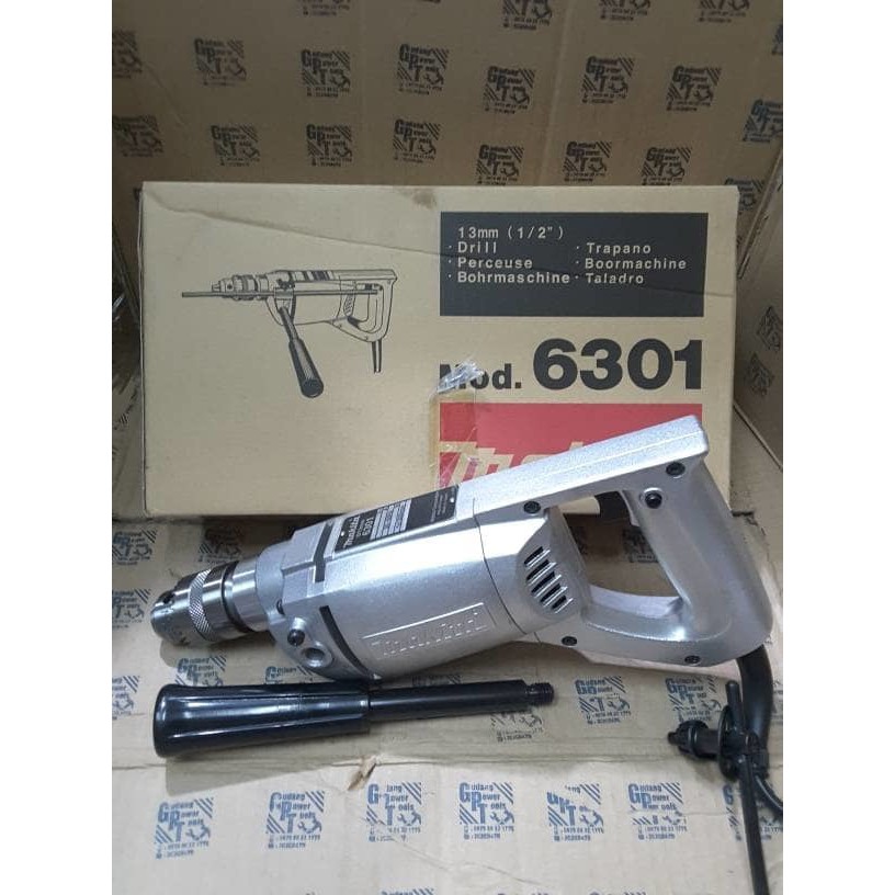 Mesin Bor Besi Bor Tangan 13mm Makita 6301