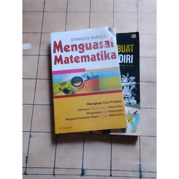 Buku Original Strategi Sukses MENGUASAI MATEMATIKA Dilengkapi Cara Praktis Membuat Rumus Matematika