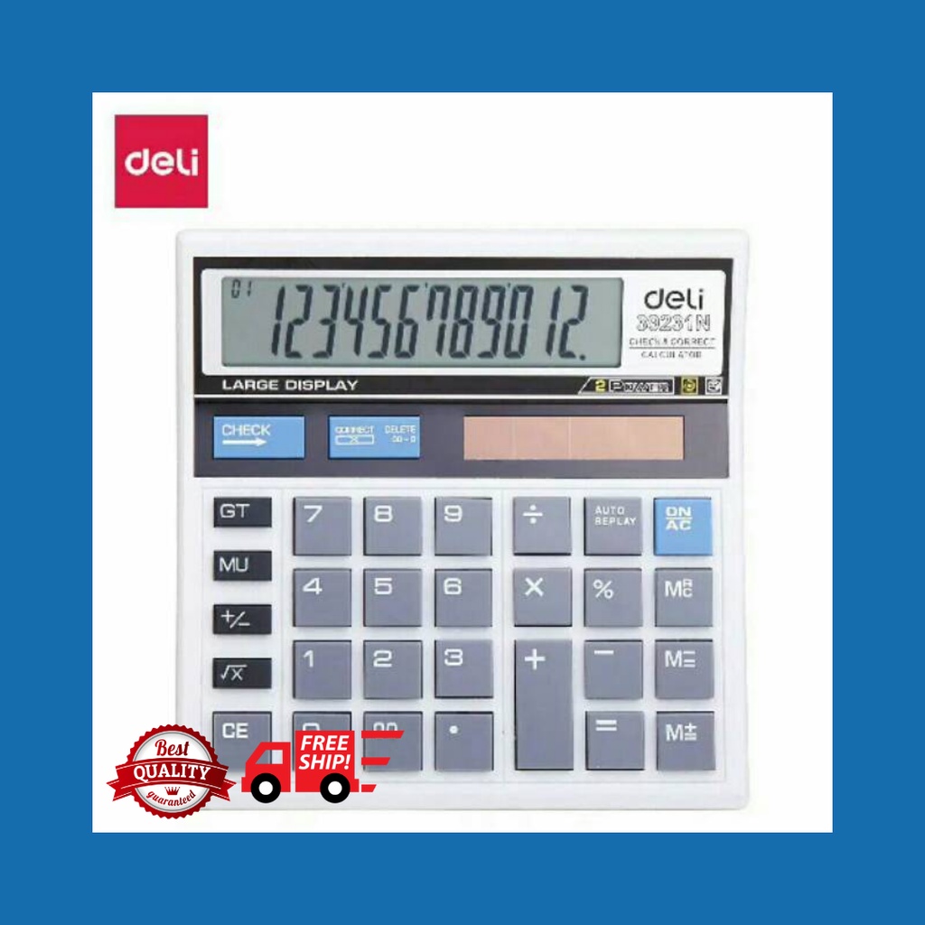

CALCULATOR DELI 39231N / 12 DIGIT