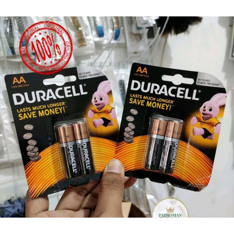 batre Duracell AA2 1.5v