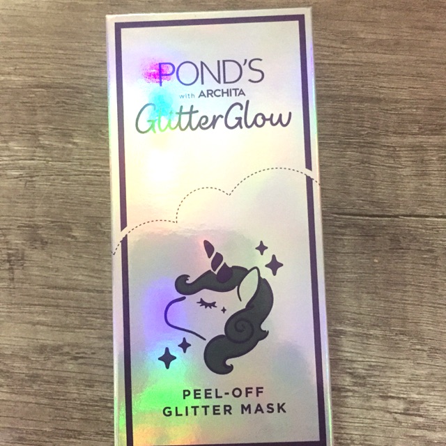Preloved ponds glitter glow peel off mask