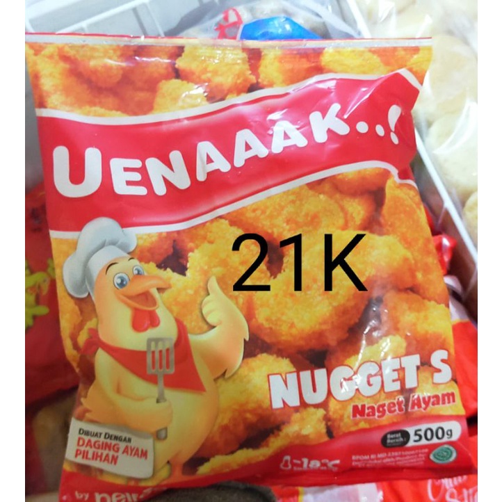 Jual Nugget Ayam S Uenaak Belfood 500g Shopee Indonesia