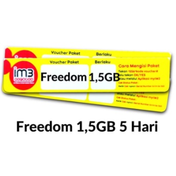 Voucher Indosat Freedom HARIAN 1,5GB 5hr