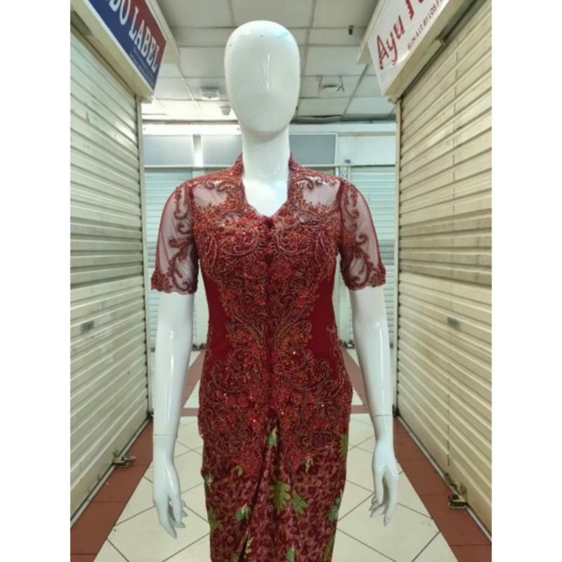 Setelan kebaya payet 3/4 //kebaya payet modern/fashion wanita