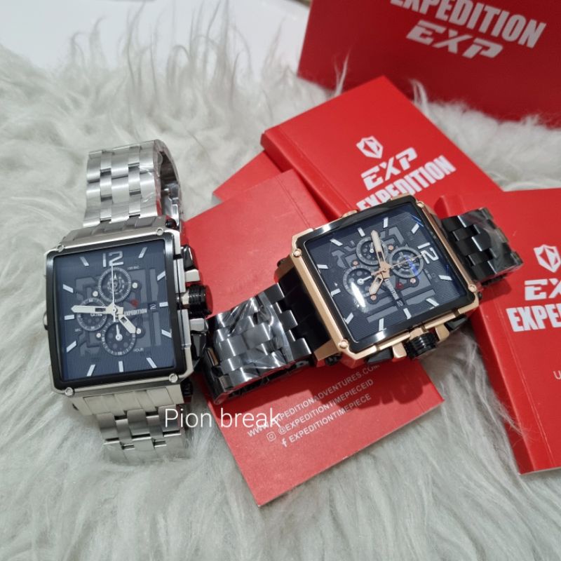 Jam Tangan Expedition Pria E 6618 | E6618 Men Original
