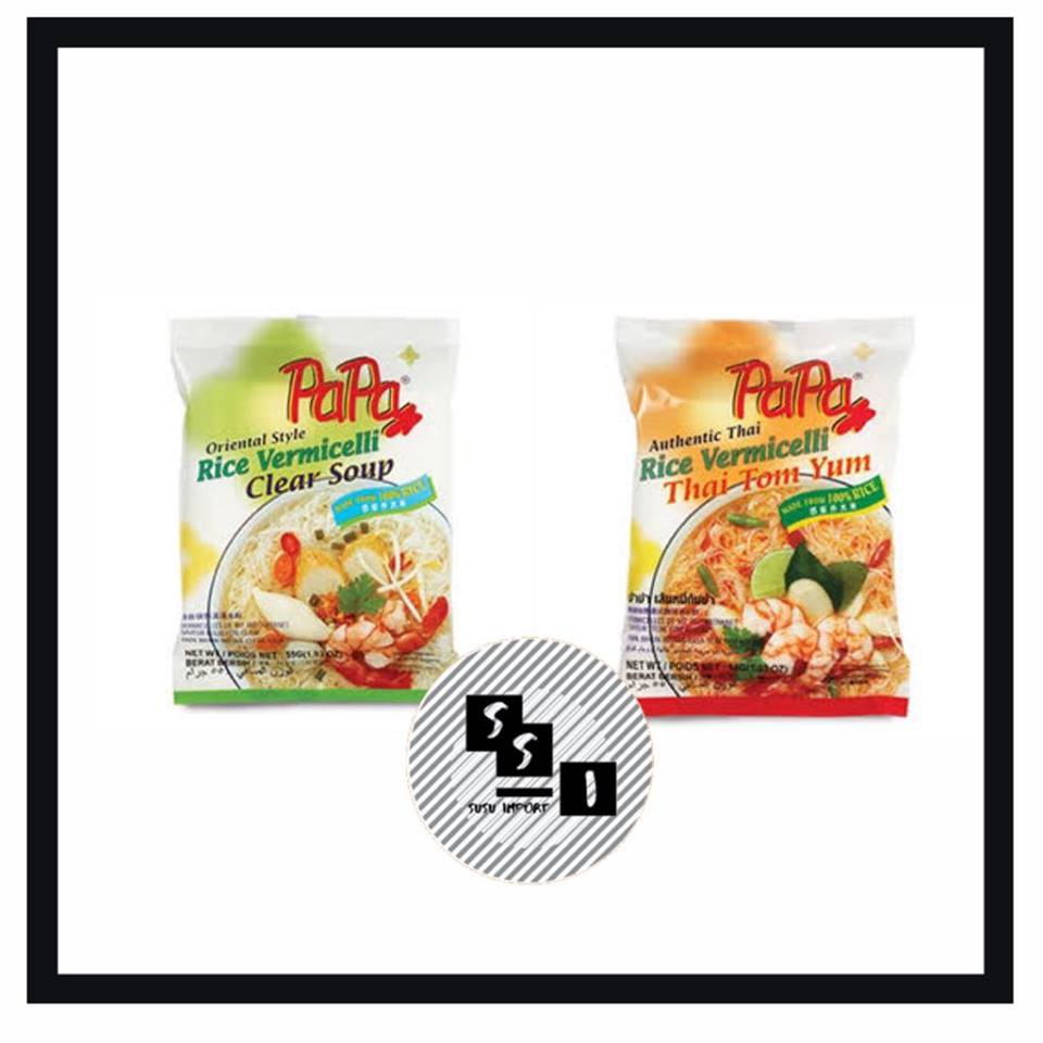 

PaPa Rice Vermicelly/ Oriental Style (original)/ authentic (Tom yum) 55grm