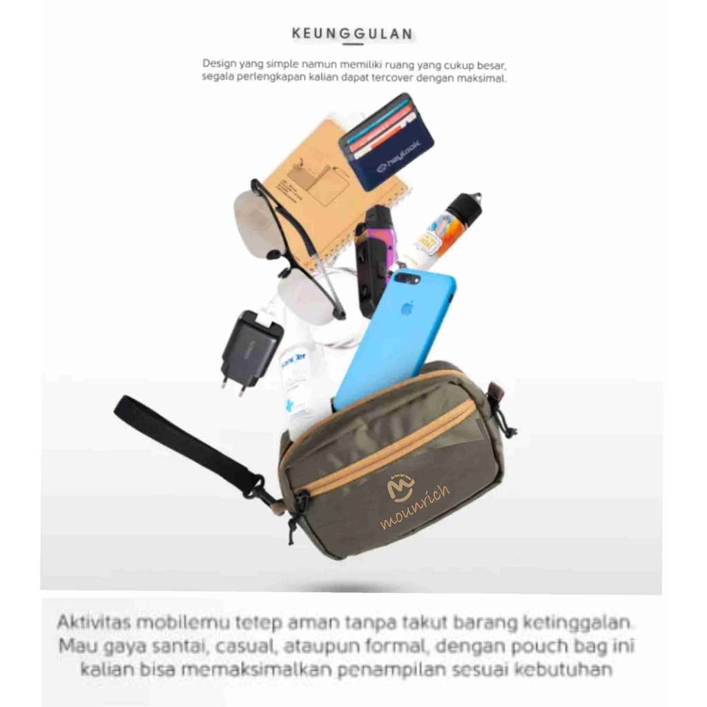 handbag pria Clutch Hand bag Pouch | Tas Tangan handsbag Depan