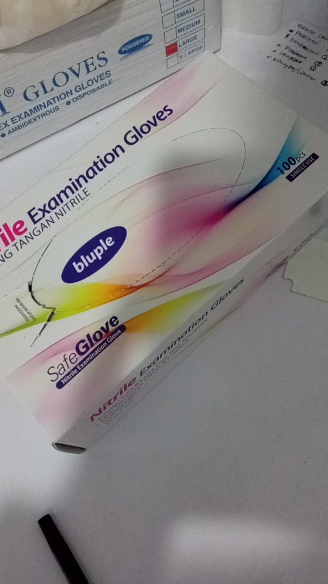 Sarung Tangan Nitrile Medis Handscoon Latex Steril