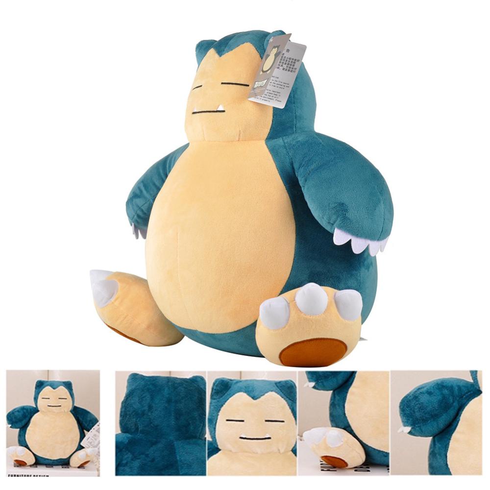 Timekey Mainan Boneka Plush Pokemon Pikachu Snorlax 20-25cm Untuk Dekorasi Kamar Tidur Anak T2X2